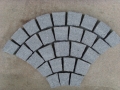 malla piedra de pavimentación del granito gris