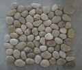 piedra de gravilla blanca para jardín del camino
