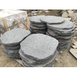 top Piedra de lava natural pavimentos de pavimento locos utilizados para el camino del jardín para la venta